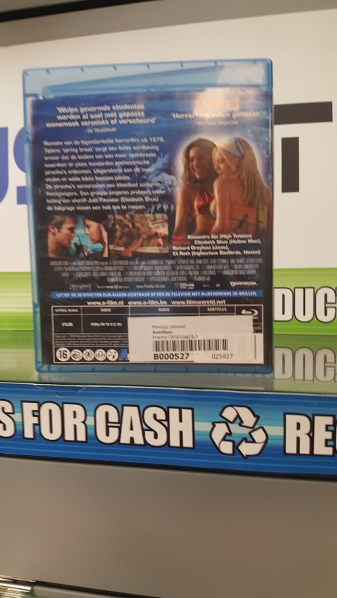 Piranha 3D blu-ray