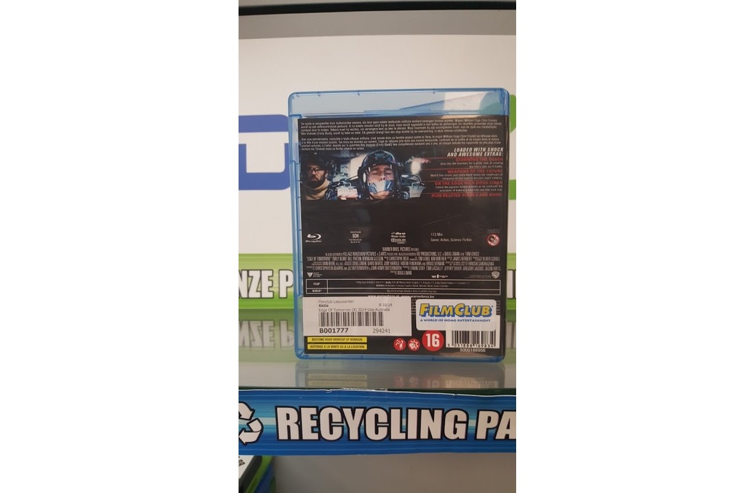 edge of tomorrow blu-ray