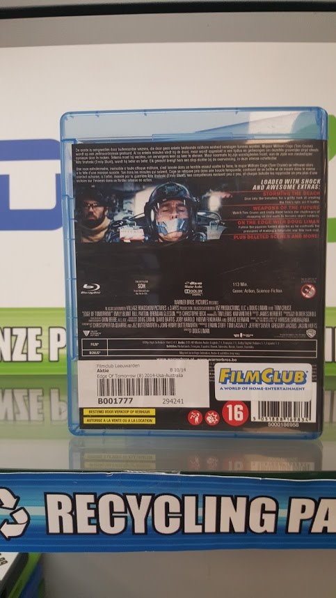 edge of tomorrow blu-ray