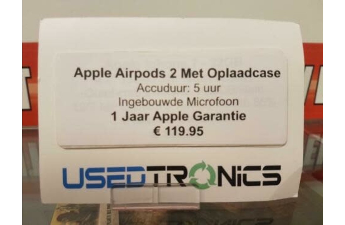 Apple Airpods 2 - NIEUW GESEALD IN DOOS (6038/6092/6093/6116)