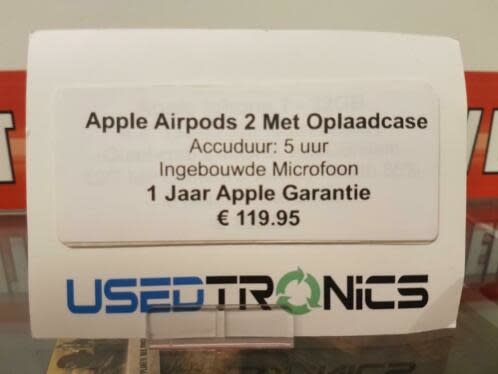 Apple Airpods 2 - NIEUW GESEALD IN DOOS (6038/6092/6093/6116)