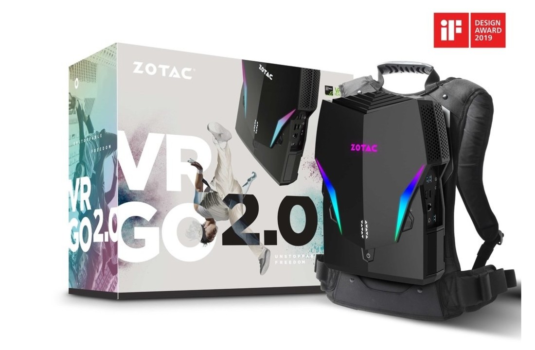 VR GO 2.0 with Windows 10 4 accu's inc doos