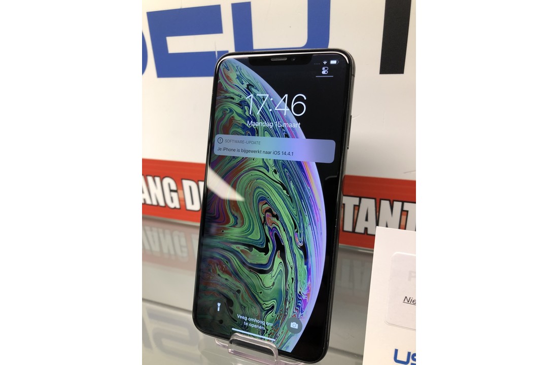 Apple iPhone Xs Max 64GB - Nieuwe Batterij blijft staan op onderhoud (6209)