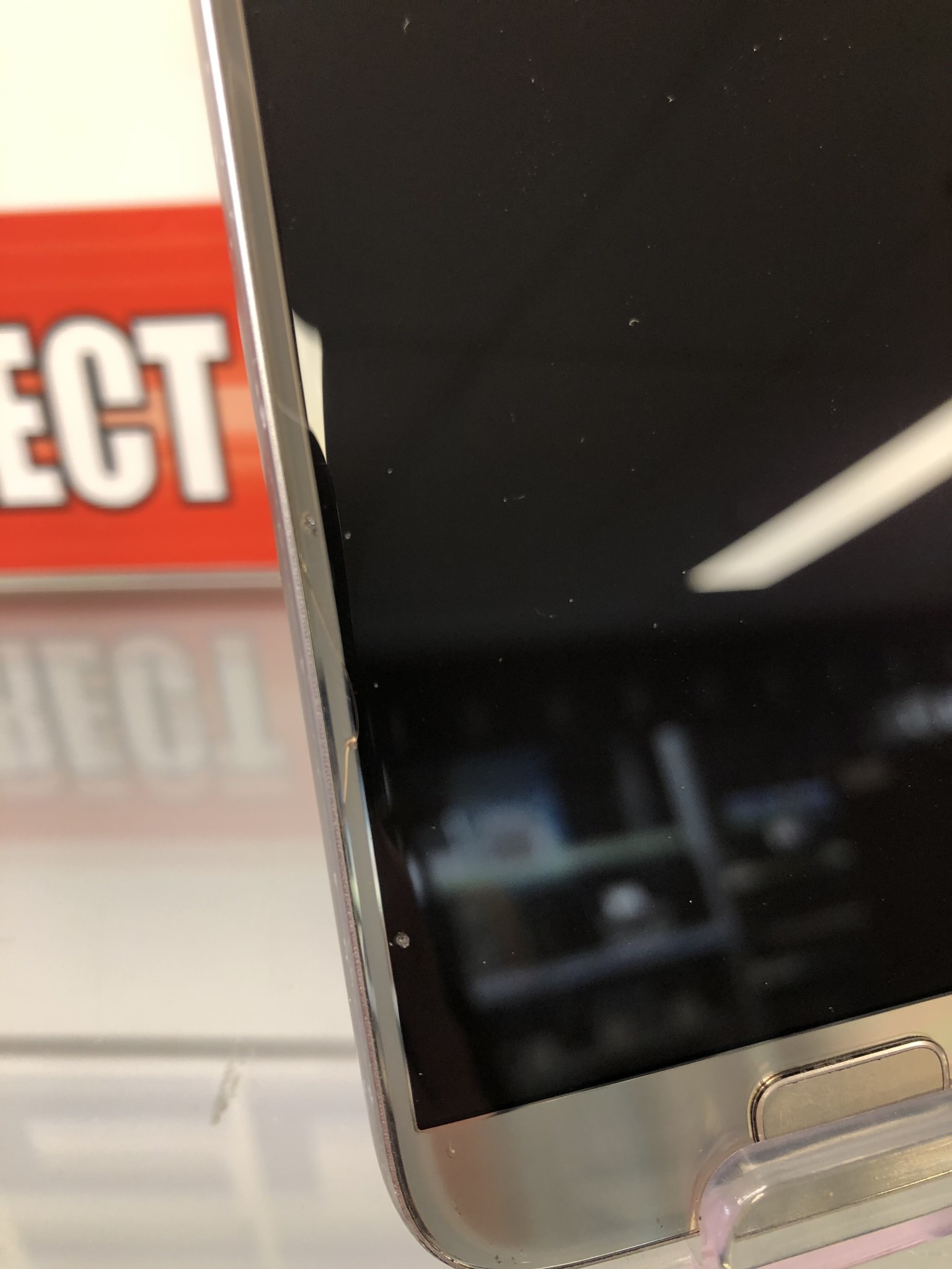 Samsung Galaxy s7 Goud/zwart Nieuw scherm