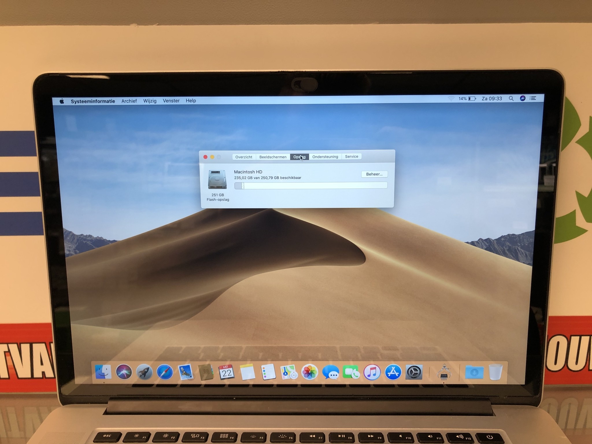 Apple Macbook Pro Retina Eind 2013 - Intel Core i7 | 8GB/RAM | 256GB/SSD (6401)