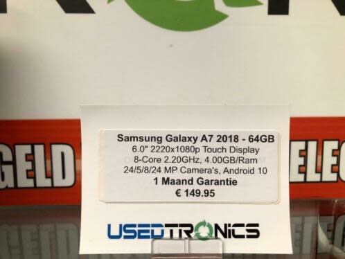 Samsung Galaxy A7 2018 64GB - Blauw 7129