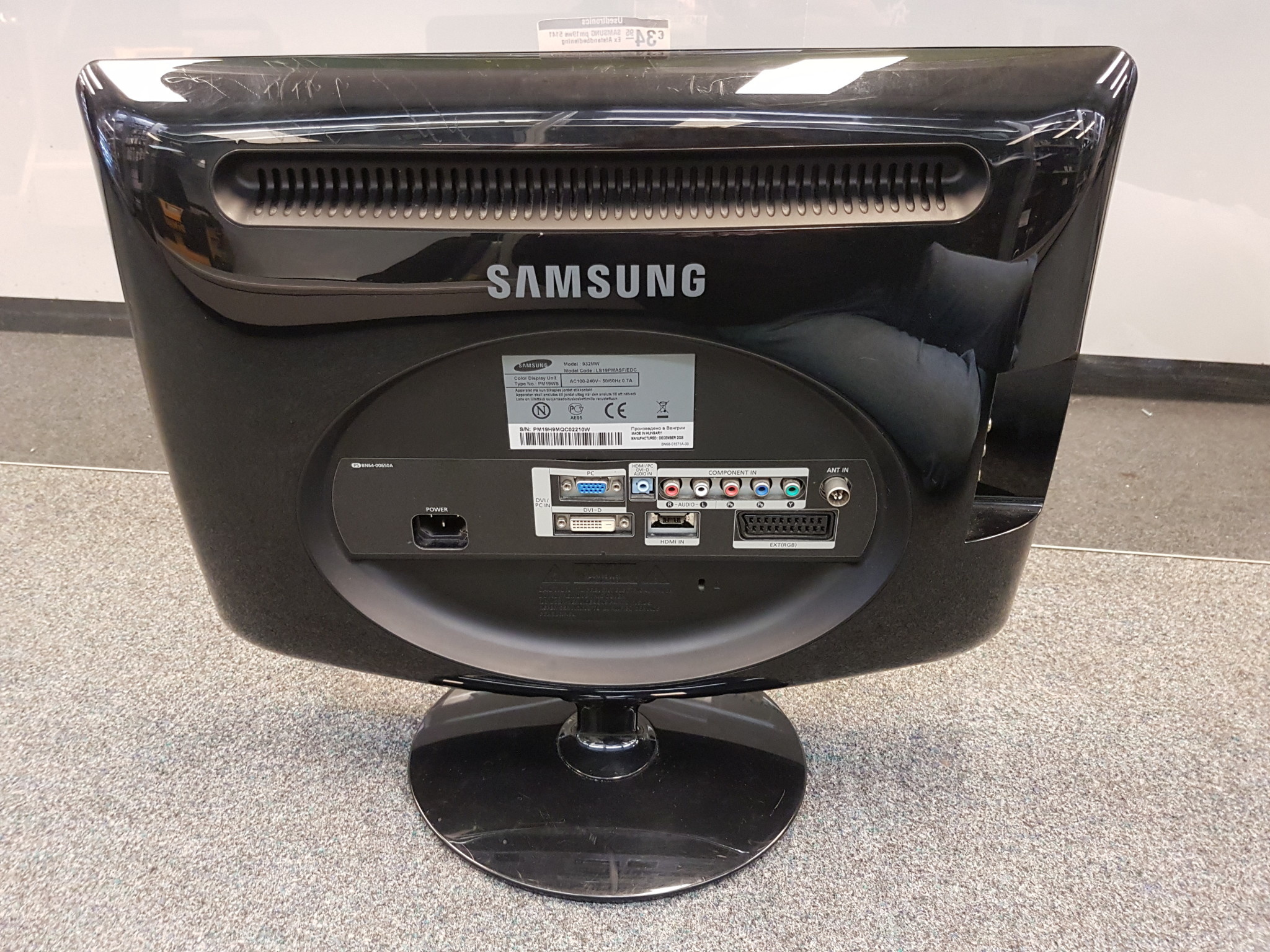 SAMSUNG pm19ws 5141 Ex Afstandbediening