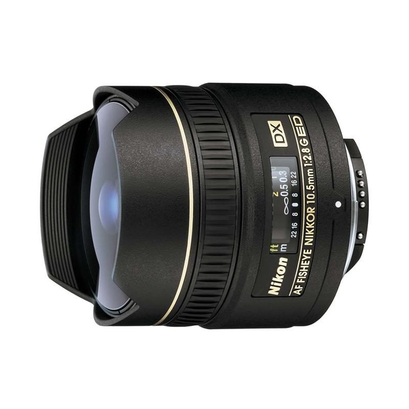 Nikon AF 10.5mm f/2.8G ED DX Fisheye objectief