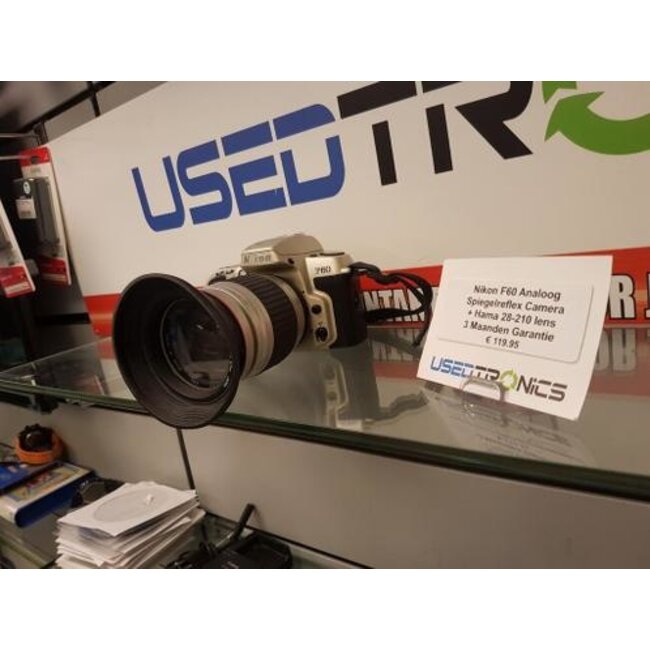 Nikon Nikon F60 analoog spiegelreflex camera 8365 28 mm x210 mm