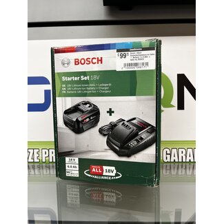 Bosch Bosch 18Volt Gereedschapsaccu en lader - Batterij 1 x 6.0Ah + lader AL1830CV