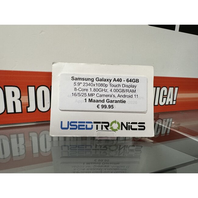 Samsung Samsung Galaxy A40 - 64GB 12945