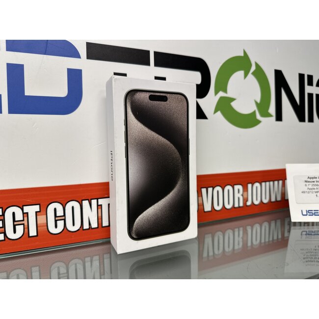 Apple Apple iPhone 15 Pro  - 128GB  (10339) 1 Jaar Apple Garantie