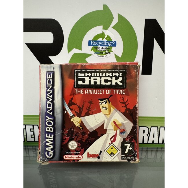 Nintendo Samurai Jack The Amulet of Time PAL GameBoy Advance