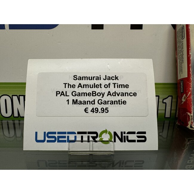 Nintendo Samurai Jack The Amulet of Time PAL GameBoy Advance