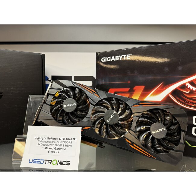 Gigabyte Gigabyte GeForce GTX 1070 G1 - 8GB/GDDR5 (10574)