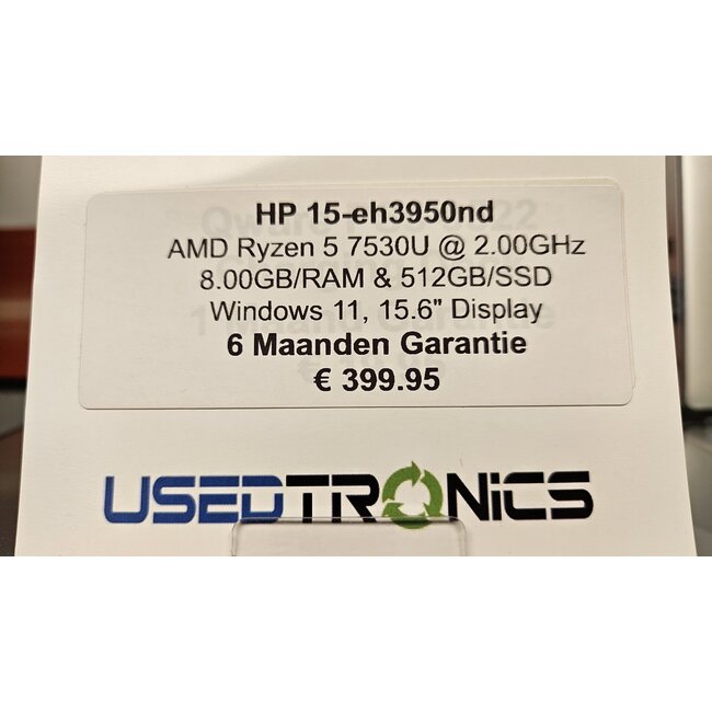 HP 15-EH2950ND - AMD Ryzen 5 7530U @2.00GHz (10725)