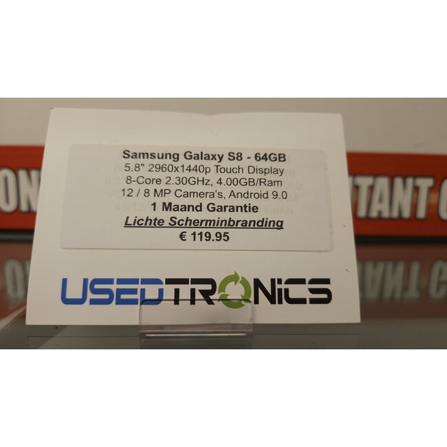 Samsung Samsung Galaxy S8 | 64GB (10435) (Scherminbranding)