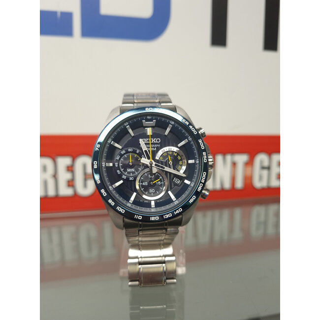 Seiko Seiko Seiko 8T63 kaliber analoge Quartz chronograaf 10905