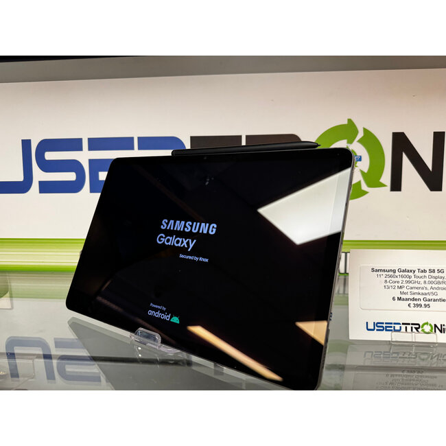 Samsung Samsung Galaxy Tab S8 5G - 128GB (9987) Met Simkaart/5G