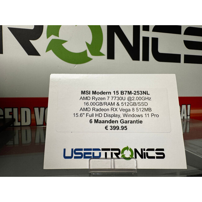 MSI MSI 15 B7M-253NL (12639)