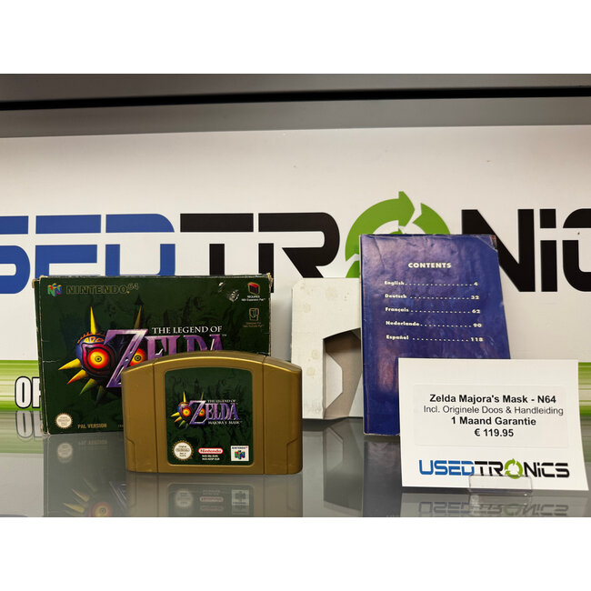 Nintendo Zelda Majora's Mask | Incl. Originele Doos & Handleiding