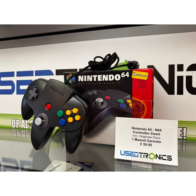 Nintendo Nintendo 64 - N64 Controller Zwart | Incl. Doos