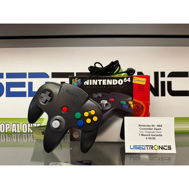 Nintendo Nintendo 64 - N64 Controller Zwart | Incl. Doos