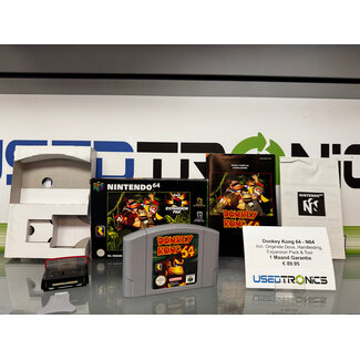 Nintendo Donkey Kong 64 - N64 | Incl. Originele Doos, Handleiding, Expansion Pack & Tool