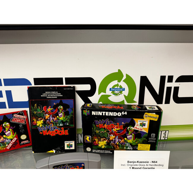 Nintendo Banjo-Kazooie N64 | Incl. Originele Doos & Handleiding
