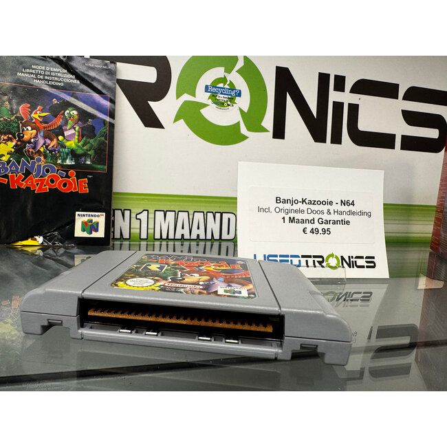 Nintendo Banjo-Kazooie N64 | Incl. Originele Doos & Handleiding