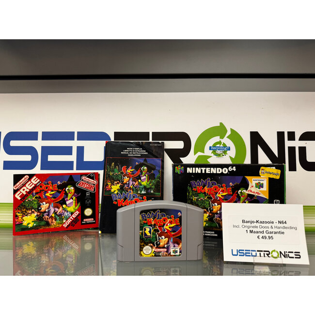 Nintendo Banjo-Kazooie N64 | Incl. Originele Doos & Handleiding
