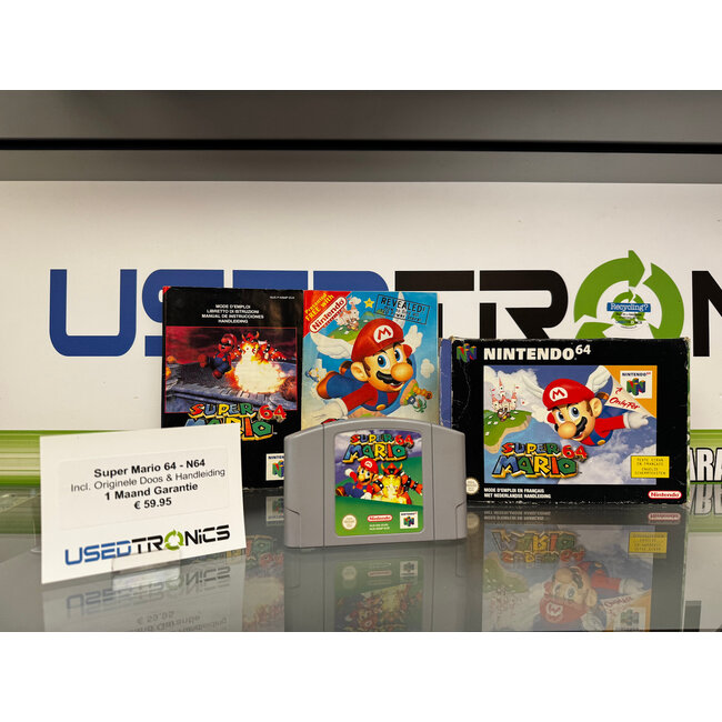 Nintendo Super Mario 64 - N64 Incl. Originele Doos & Handleiding