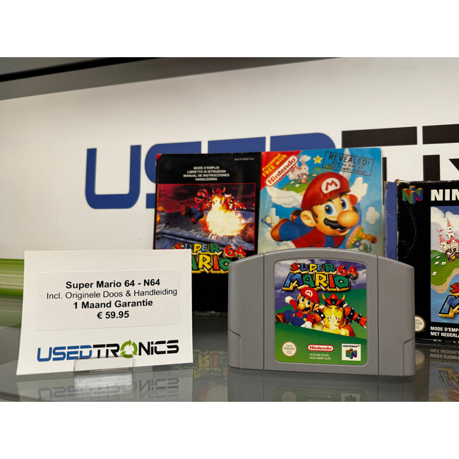 Nintendo Super Mario 64 - N64 Incl. Originele Doos & Handleiding
