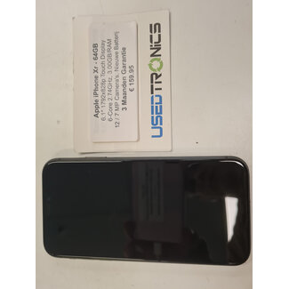 Apple Apple iPhone Xr 64GB - Zwart (10271) Nieuwe Batterij
