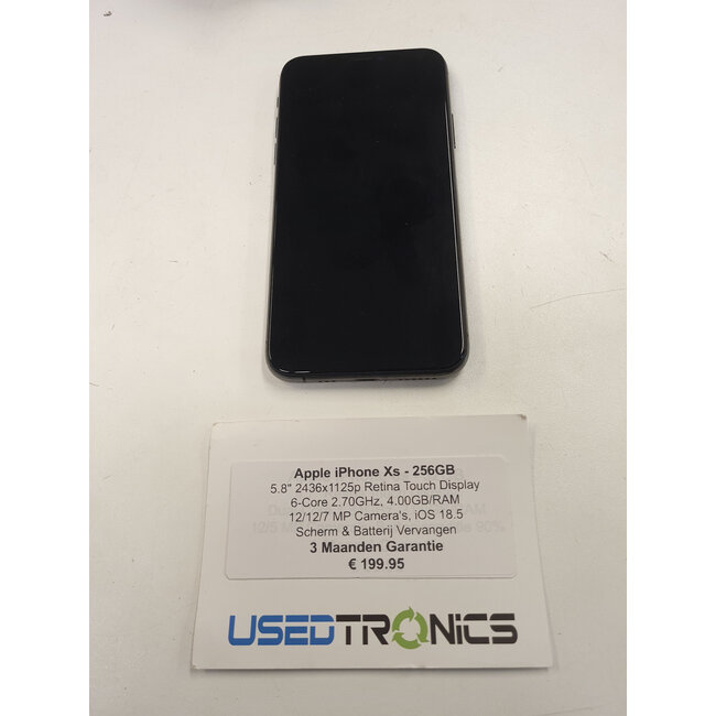 Apple Apple iPhone Xs 256GB  (11251) Batterij & Scherm Vervangen