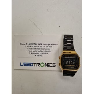 Casio Casio A168WEGB-1BEF Horloge Kwarts 11690