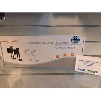 My Wall muurbeugel set voor Sonos - Play:1, ONE en ONE SL - full motion / zwart