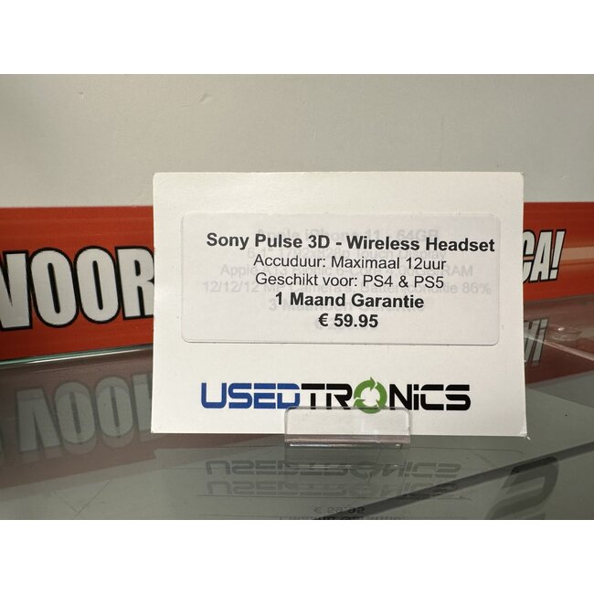 PS4 PlayStation 3D Pulse draadloze headset (11707)