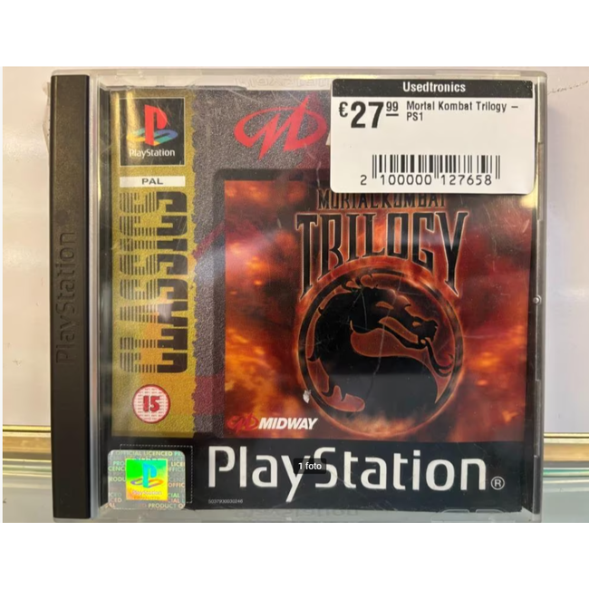 PS1 Mortal Kombat Trilogy - PS1