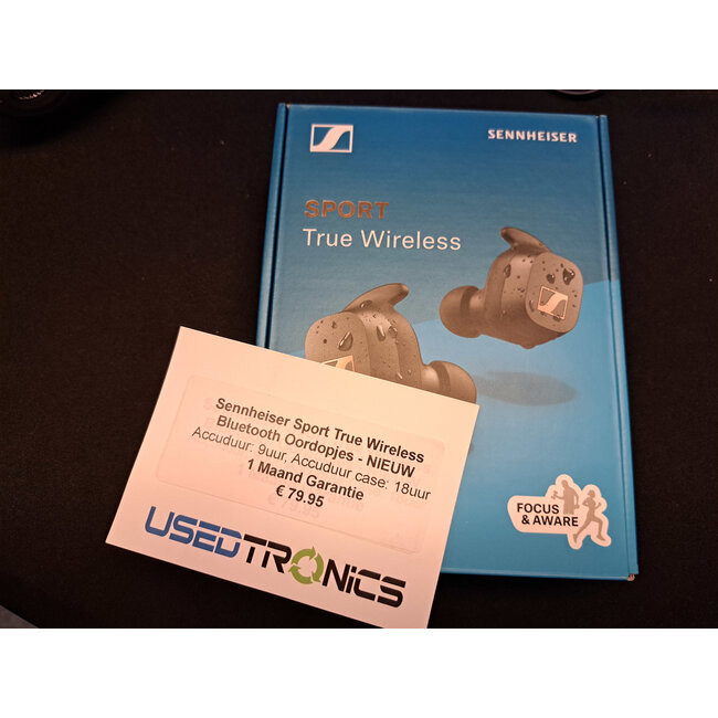 Sennheiser Sport True Wireless - Bluetooth Oordopjes - NIEUW (9435)
