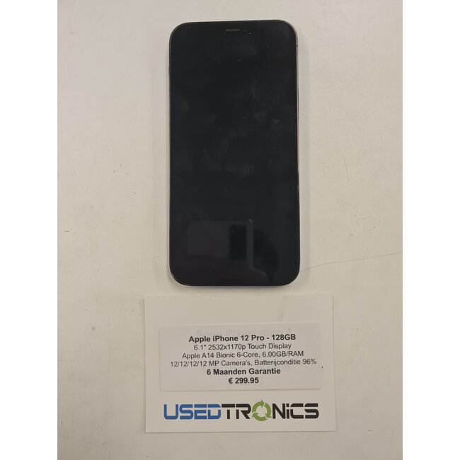 Apple Apple iPhone 12 Pro 128GB (11450) Batterijconditie 96%