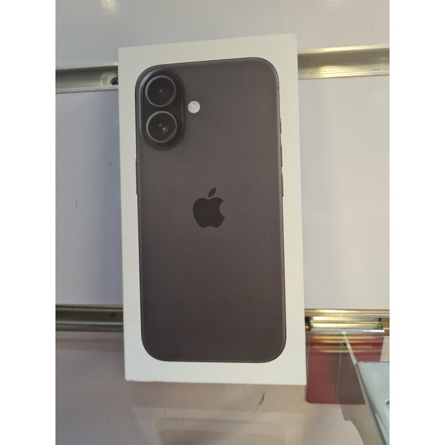 Apple Apple iPhone 16 Zwart - 128GB (11723) 1 Jaar Apple Garantie