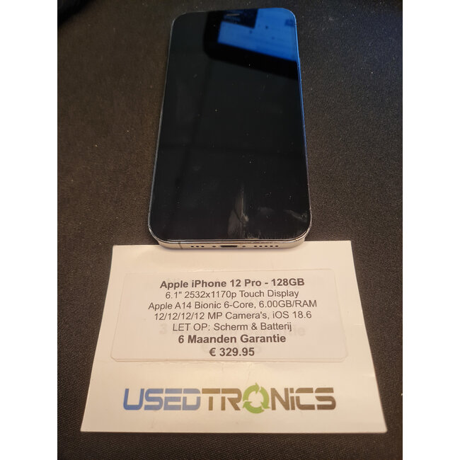 Apple Apple iPhone 12 Pro - 128GB  (11652) Nieuw Scherm & Batterij