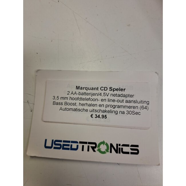 MARQUANT 	CD Speler MDM-14 11762