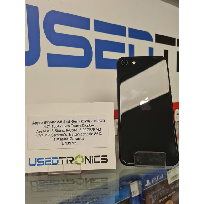 Apple Apple iPhone SE 2020 - 128GB (9903) Batterijconditie 86%