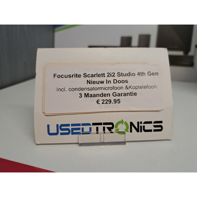 Focusrite Focusrite Scarlett 2i2 Studio 4th Gen (11230) Nieuw In Doos
