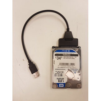 WESTERN DIGITAL 1 TB HDD INC SATA KABEL