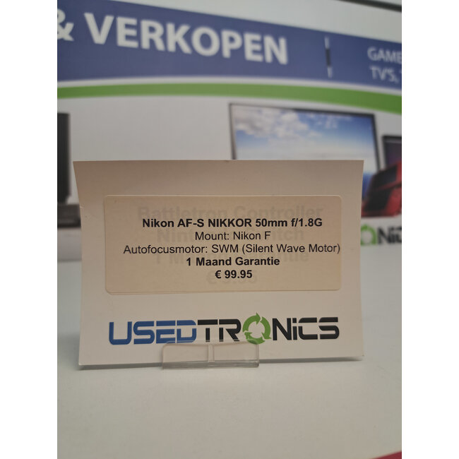Nikon AF-S NIKKOR 50mm 1:1.8G lens (9348)