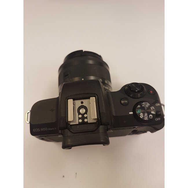 Canon Canon EOS M50 Mark II + EF-M 15-45mm  11737 Inc Extra lader