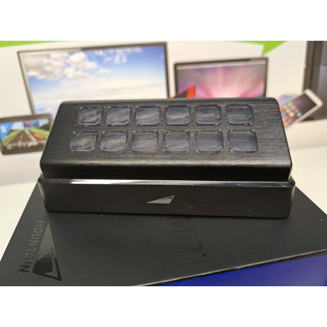 Mountain DisplayPad - Toetsenpaneel - 12 knoppen - USB 2.0 - zwart